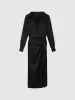 Collared Neck Straight Dress sold by Urban Revivo