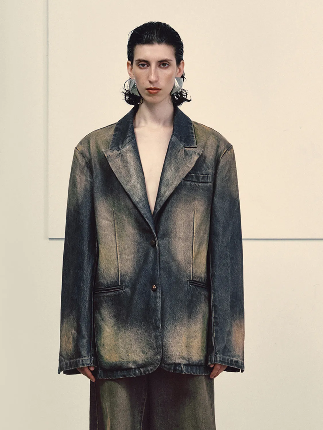 Distressed Loose Denim Jackets sold by Urban Revivo