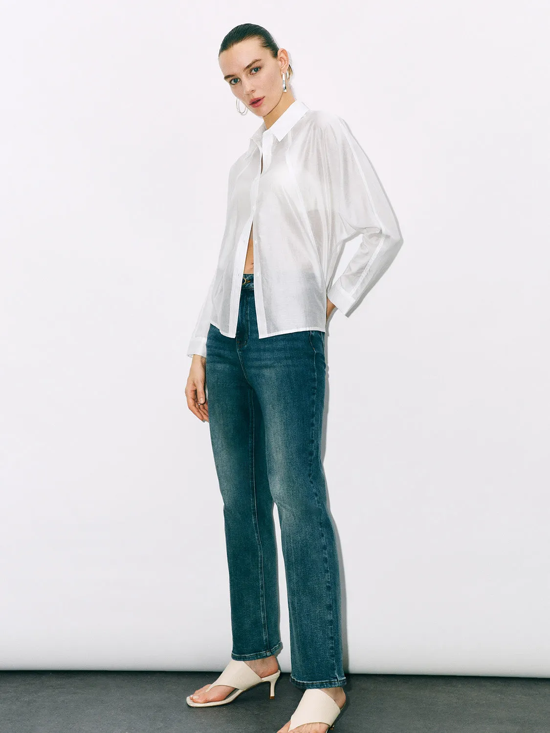 Button Up Loose Shirt sold by Urban Revivo product image thumbnail 4