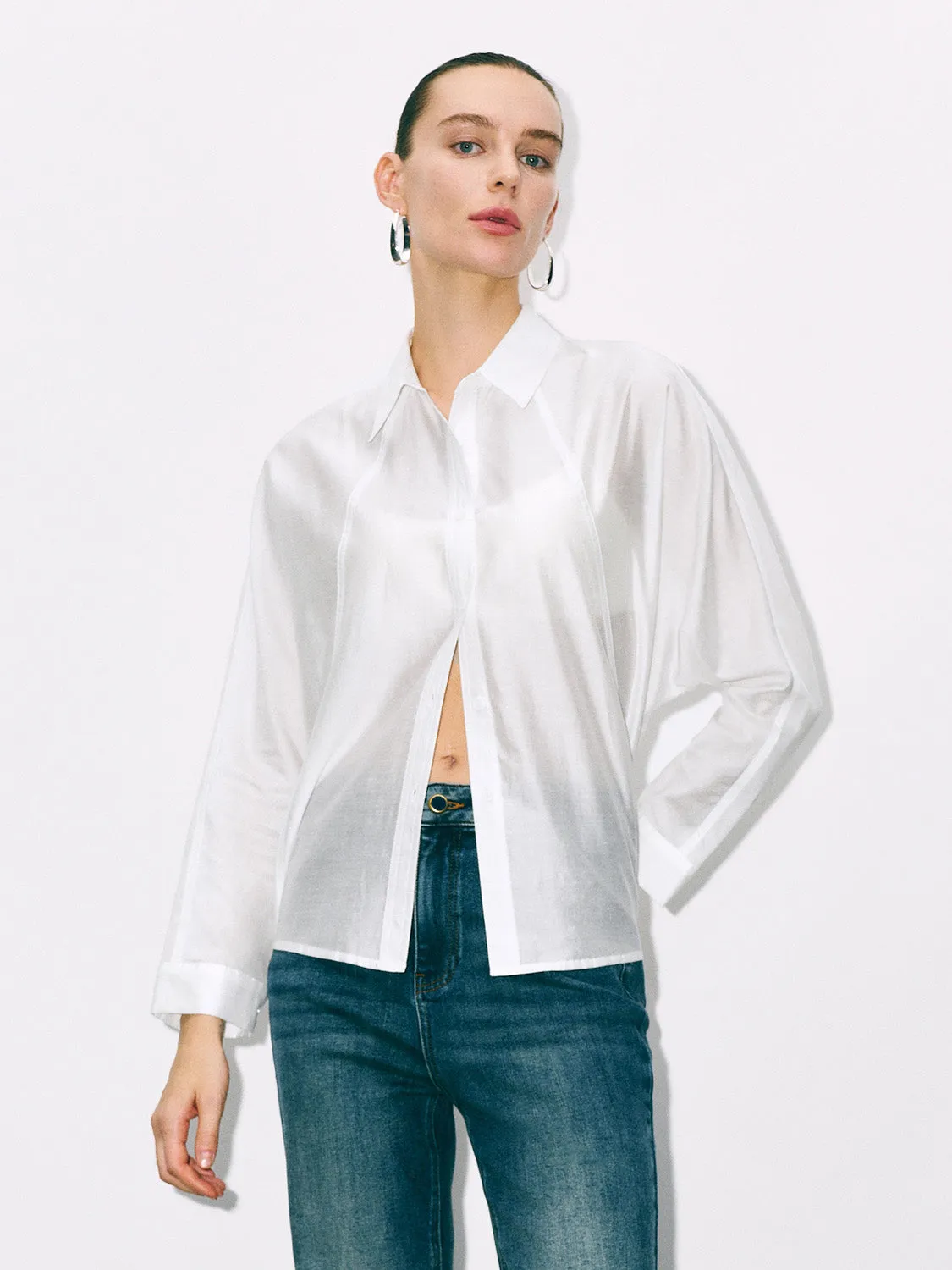 Button Up Loose Shirt sold by Urban Revivo