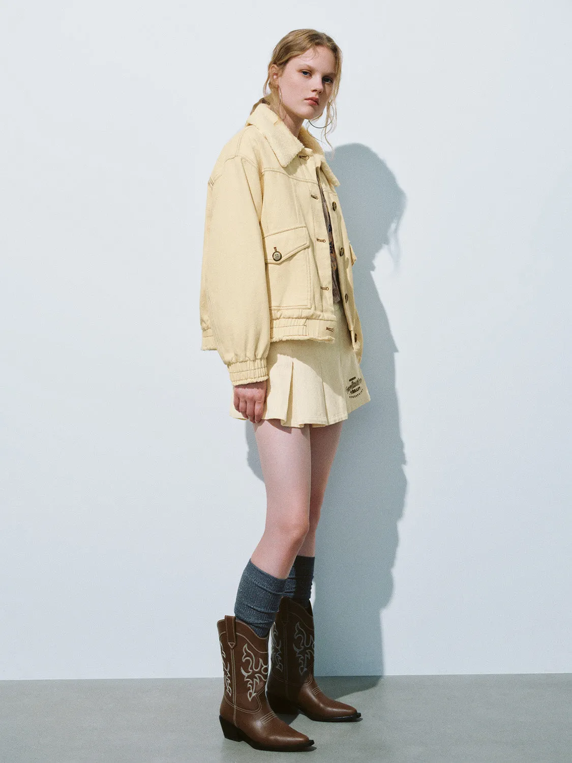 Loose Lapel Straight Jacket sold by Urban Revivo product image thumbnail 4