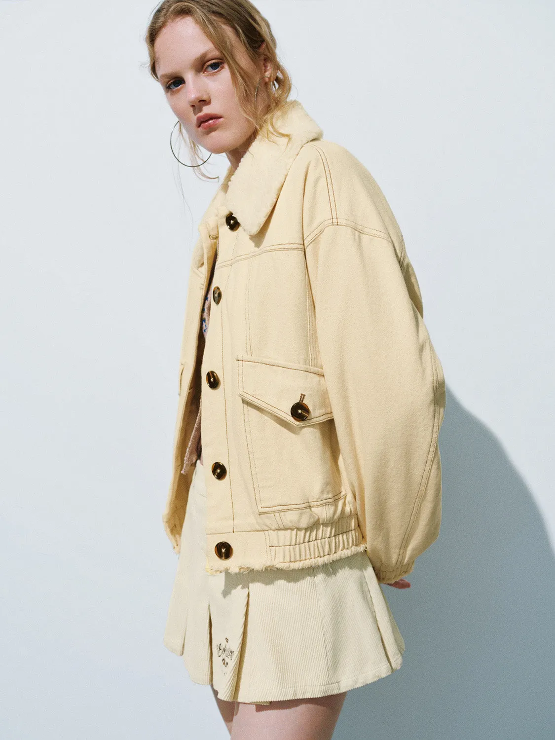 Loose Lapel Straight Jacket sold by Urban Revivo product image thumbnail 2