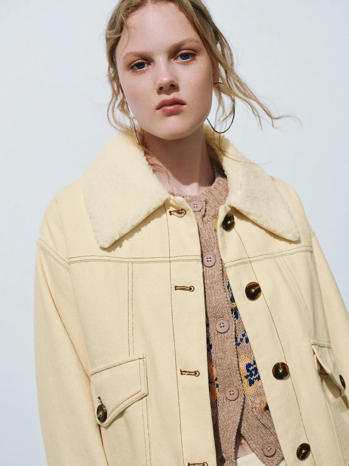Loose Lapel Straight Jacket sold by Urban Revivo product image thumbnail 5
