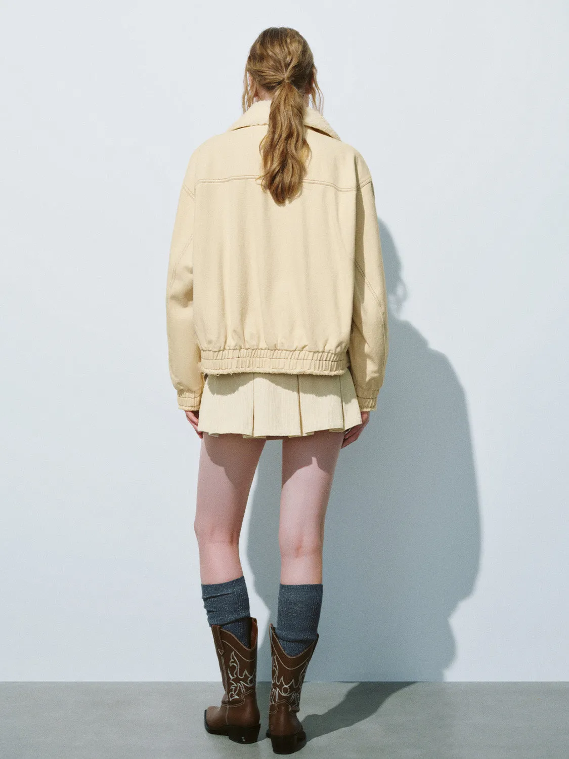 Loose Lapel Straight Jacket sold by Urban Revivo product image thumbnail 3