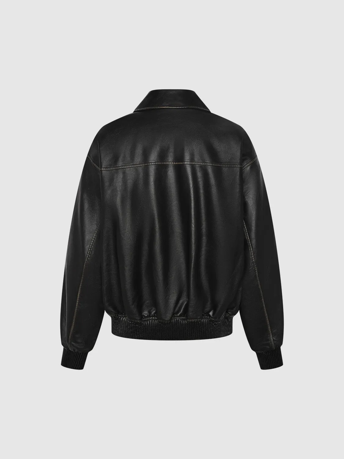 Vegan Leather Jacket sold by Urban Revivo product image thumbnail 2