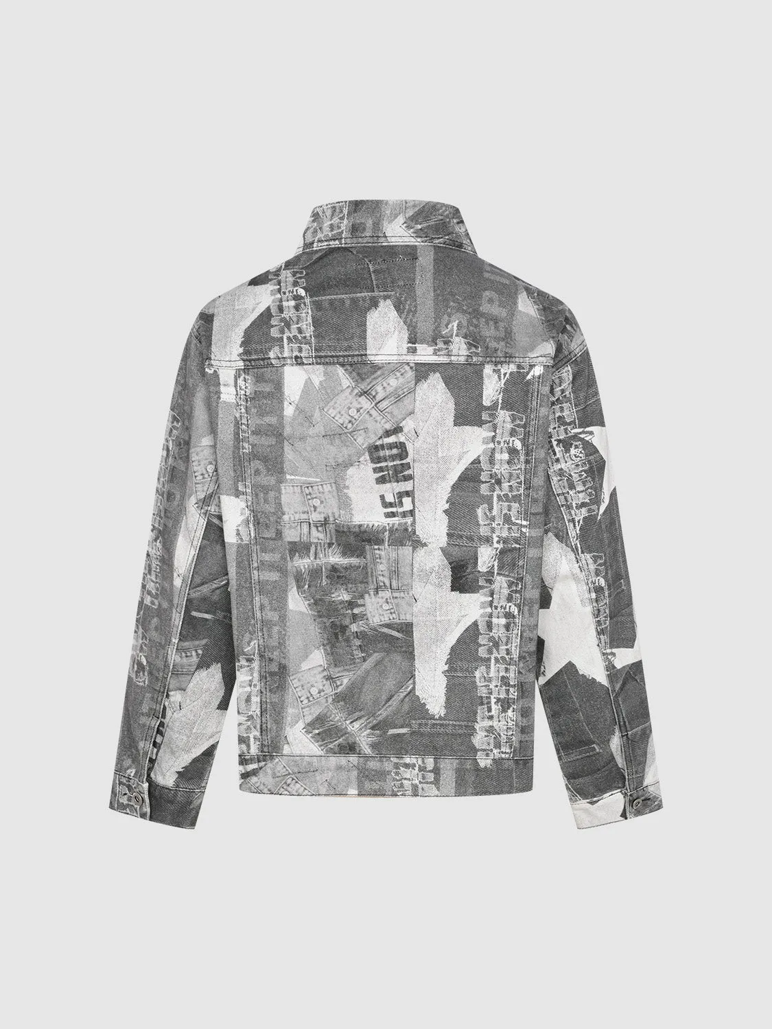 Printed Denim Jackets sold by Urban Revivo product image thumbnail 2
