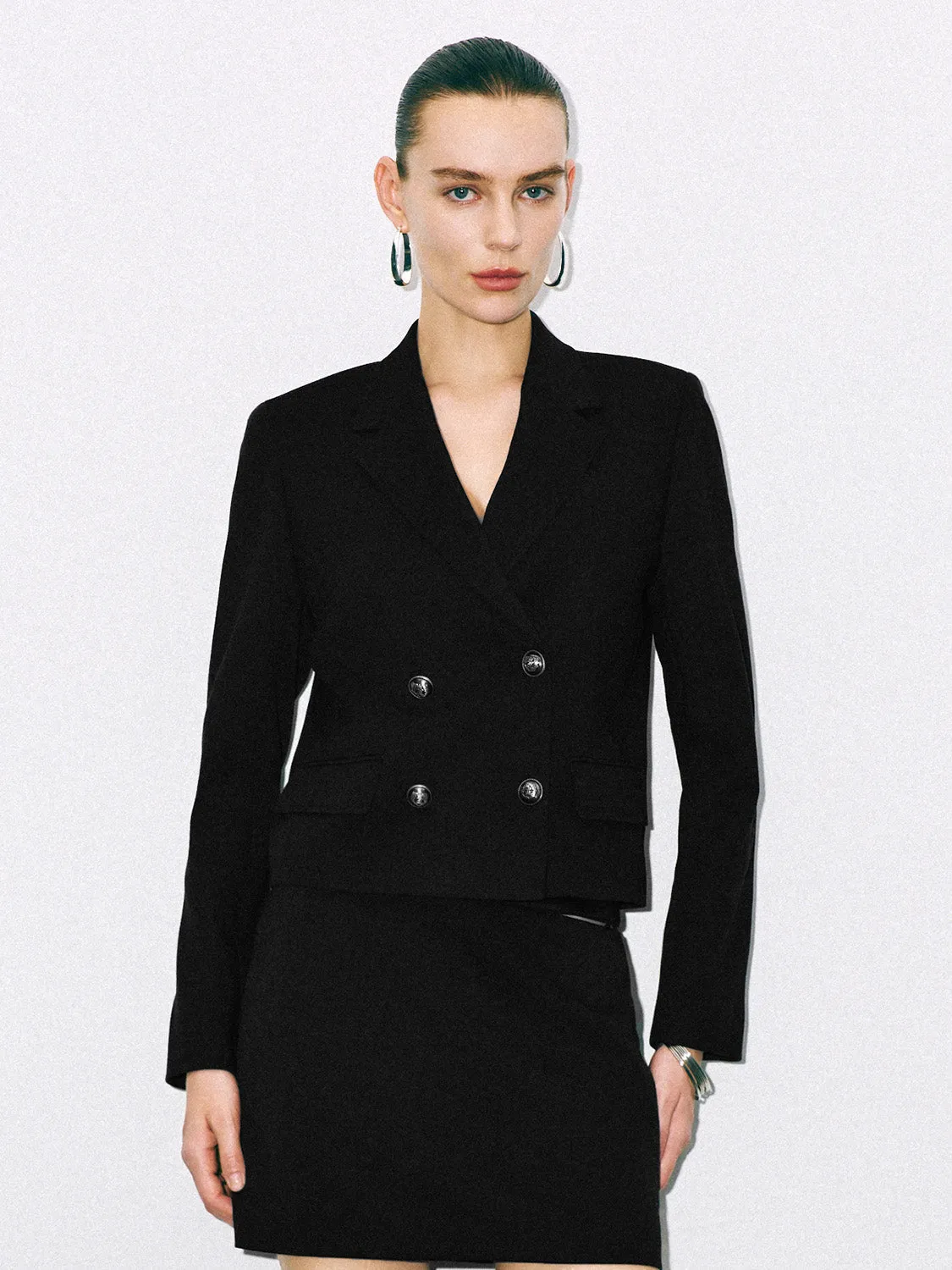 V-Neck Straight Blazers sold by Urban Revivo