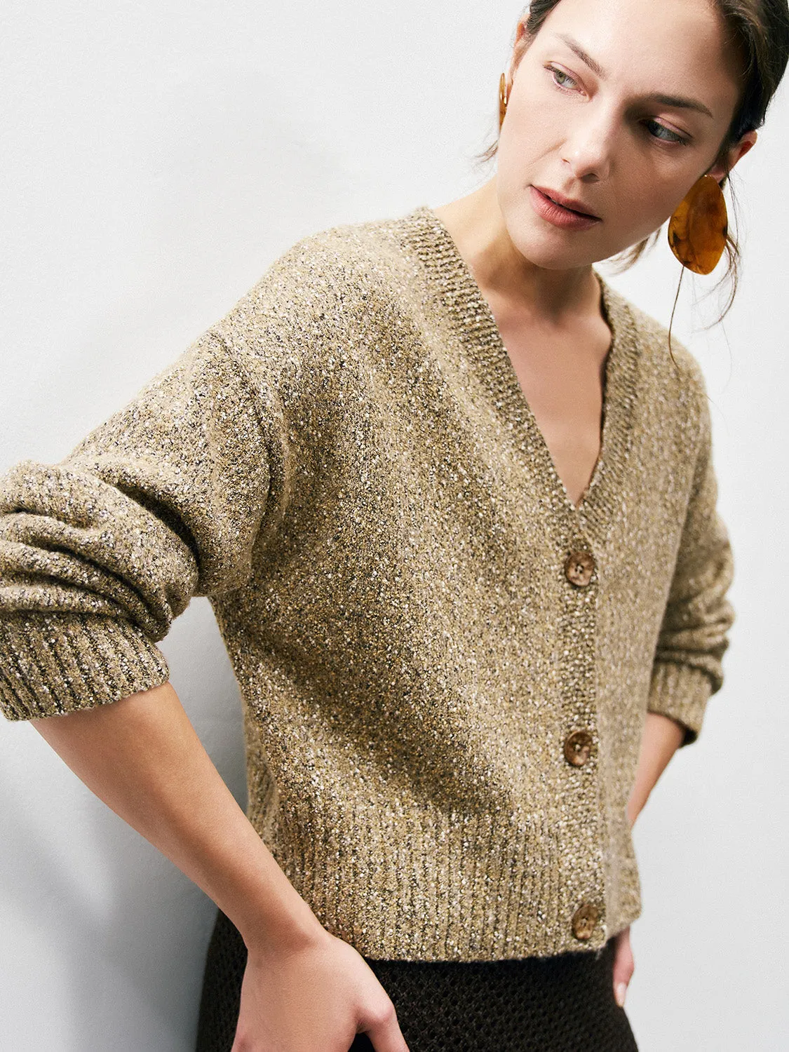 V-Neck Knitted Vest sold by Urban Revivo product image thumbnail 5