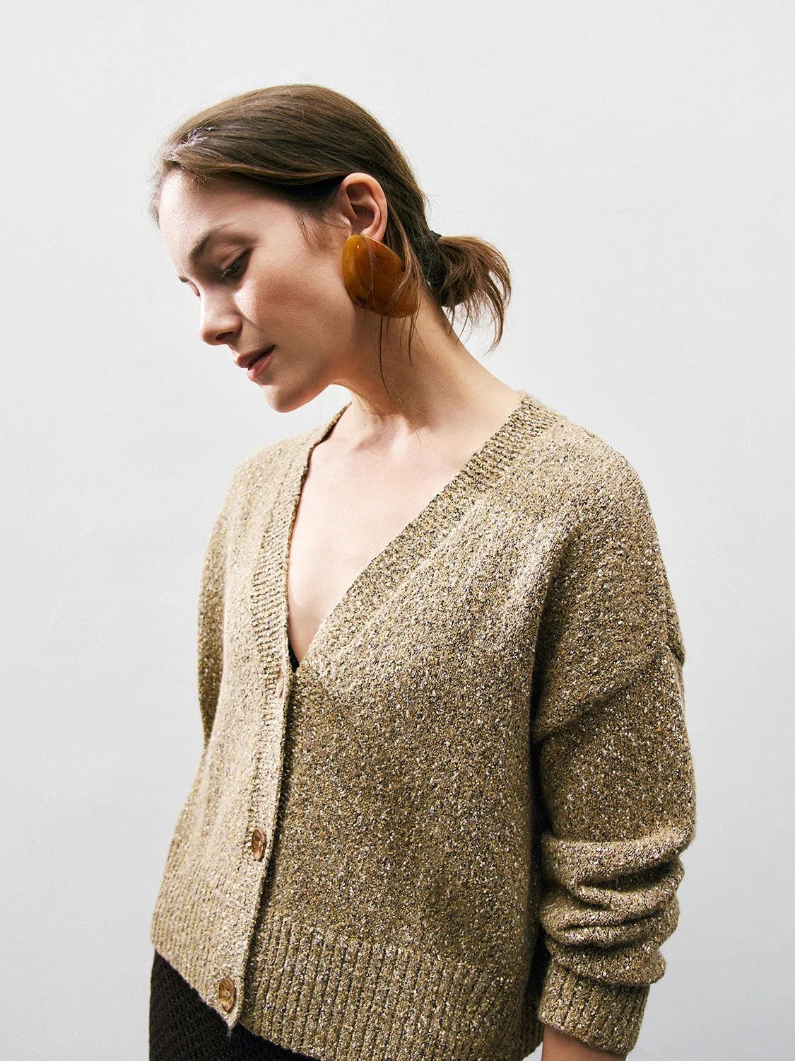 V-Neck Knitted Vest sold by Urban Revivo product image thumbnail 2