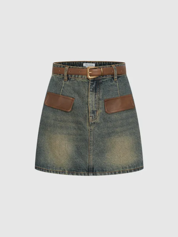 Denim Skirts sold by Urban Revivo