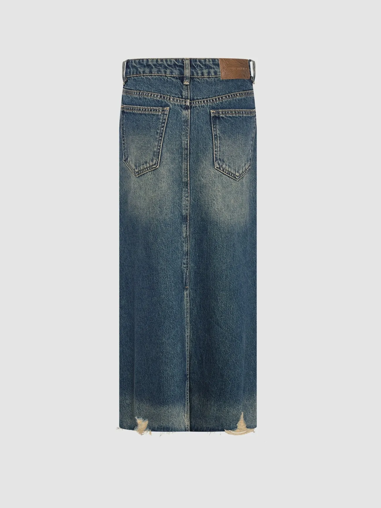 Distressed Denim Skirts sold by Urban Revivo product image thumbnail 2
