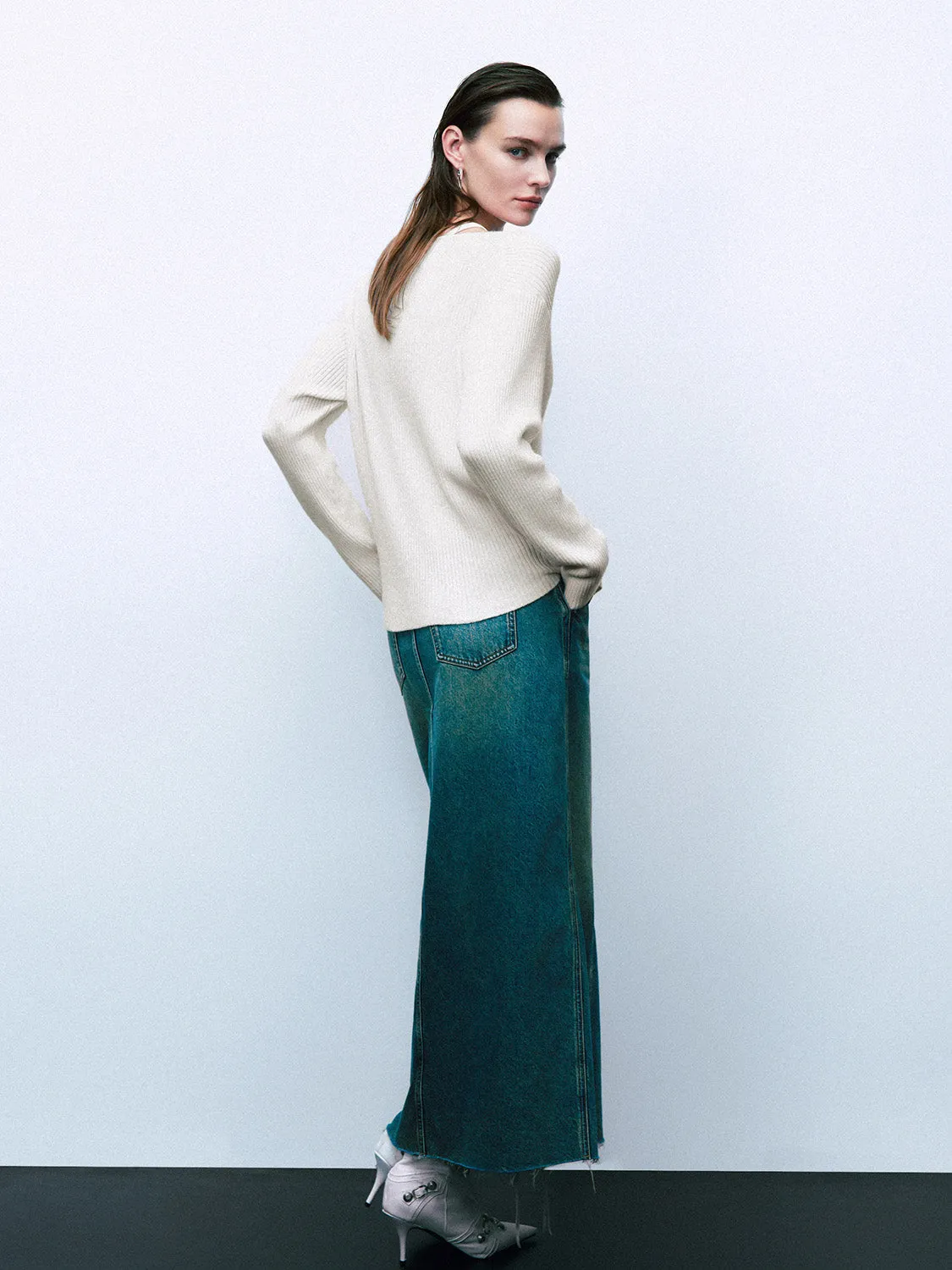 V-Neck Knitted Cardigans sold by Urban Revivo product image thumbnail 3