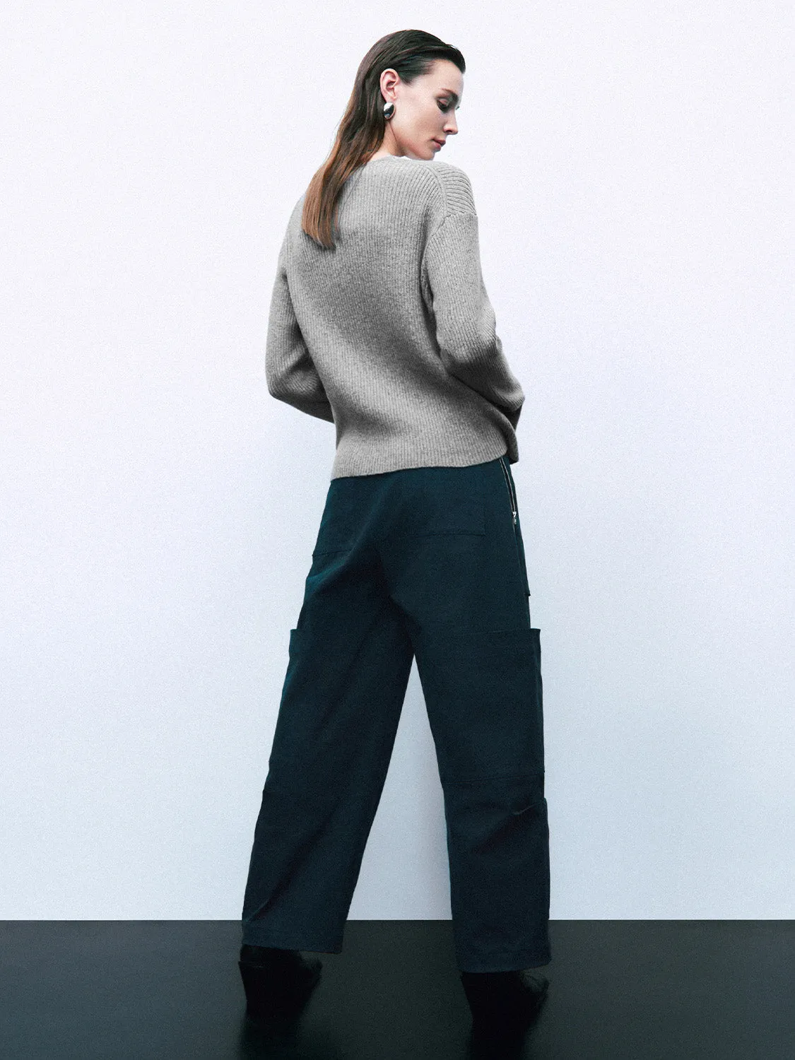 V-Neck Knitted Cardigans sold by Urban Revivo product image thumbnail 3