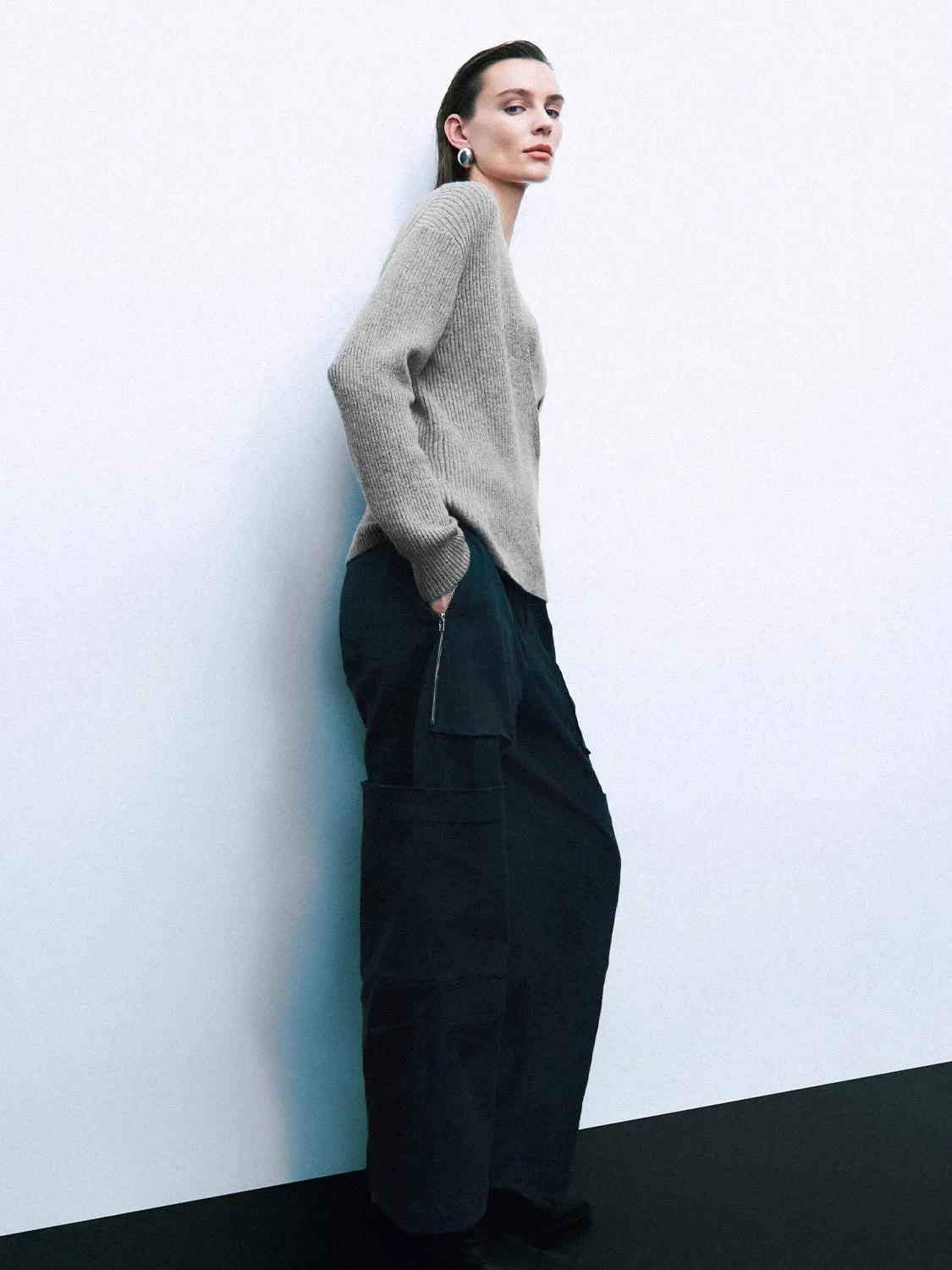 V-Neck Knitted Cardigans sold by Urban Revivo product image thumbnail 2