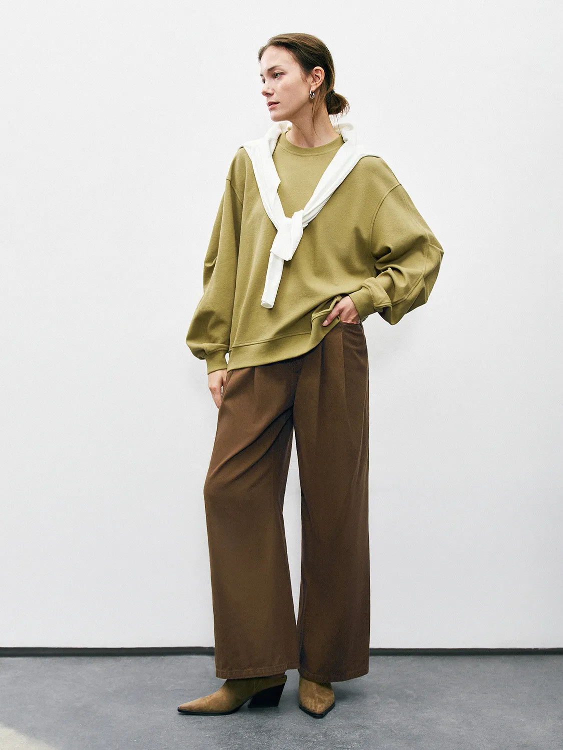 Wide-Leg Pants sold by Urban Revivo product image thumbnail 5