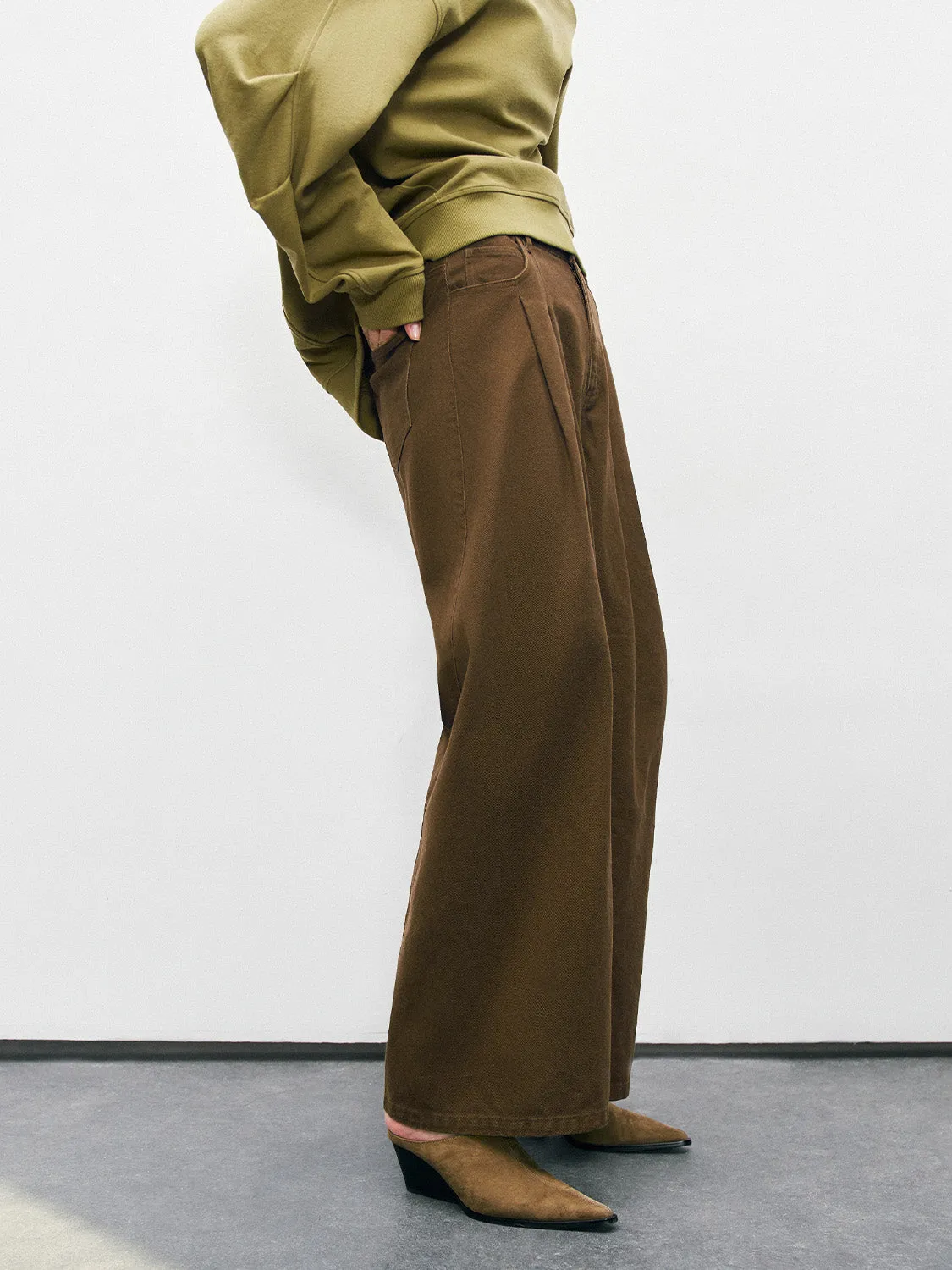 Wide-Leg Pants sold by Urban Revivo product image thumbnail 3