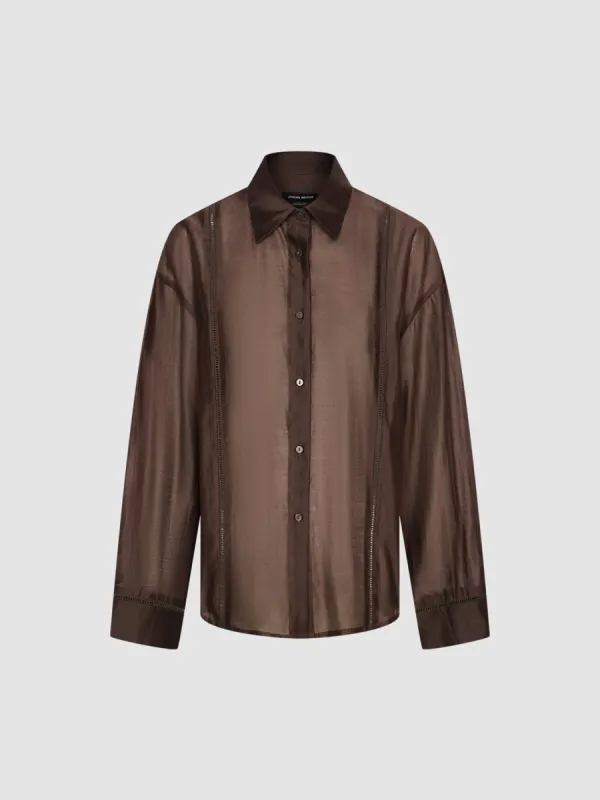 Button Up Loose Shirt sold by Urban Revivo
