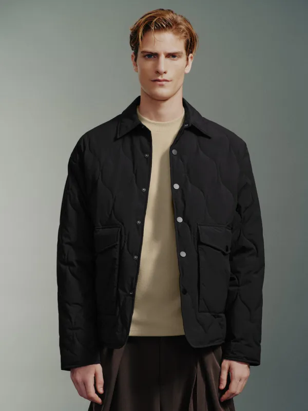 Button Up Loose Down Coats sold by Urban Revivo
