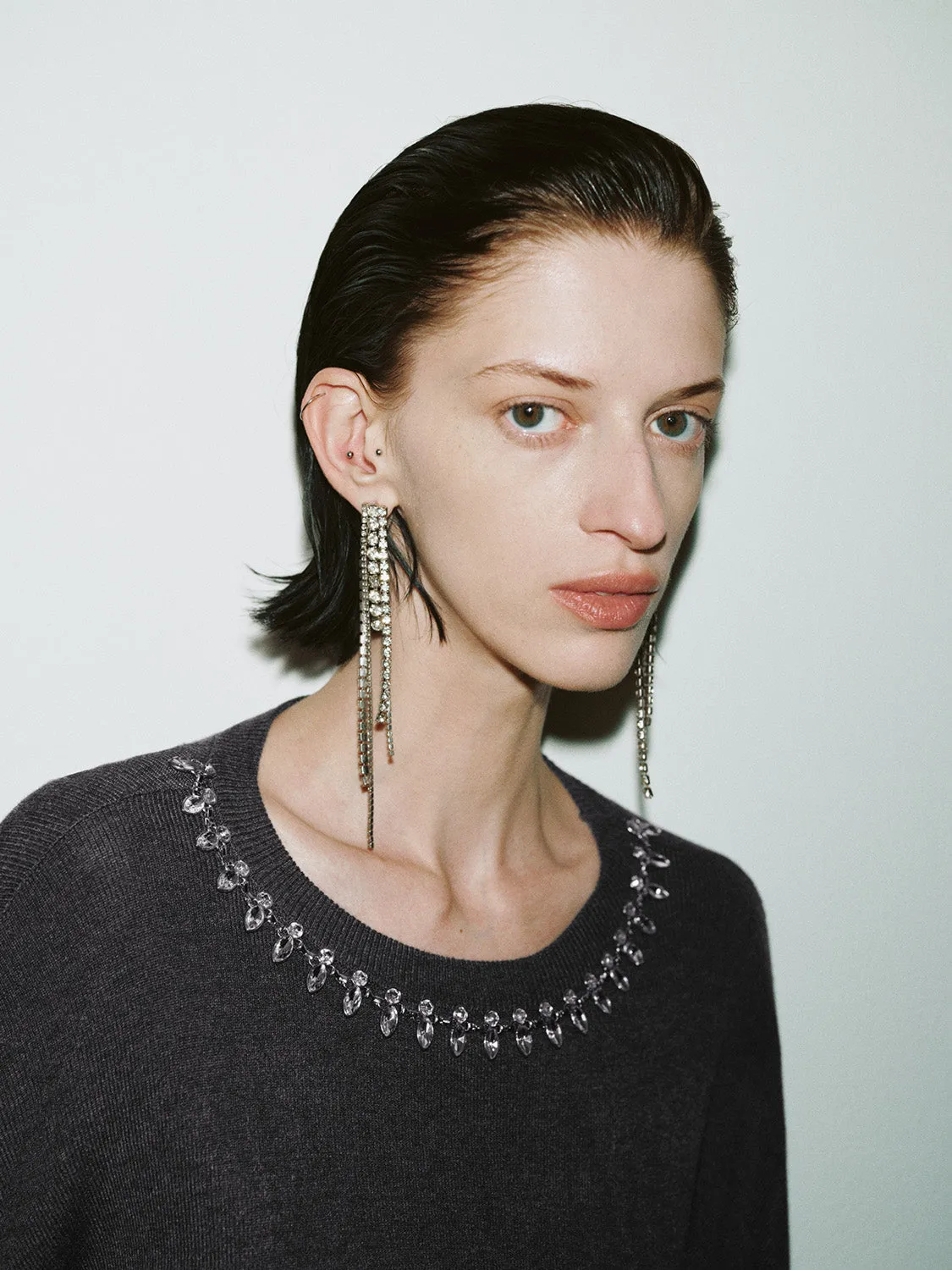 Crew Neck Loose Knitted T-Shirts sold by Urban Revivo product image thumbnail 5