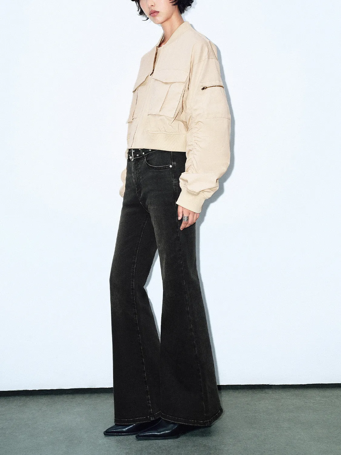 Zipper Front Loose Jacket sold by Urban Revivo product image thumbnail 4