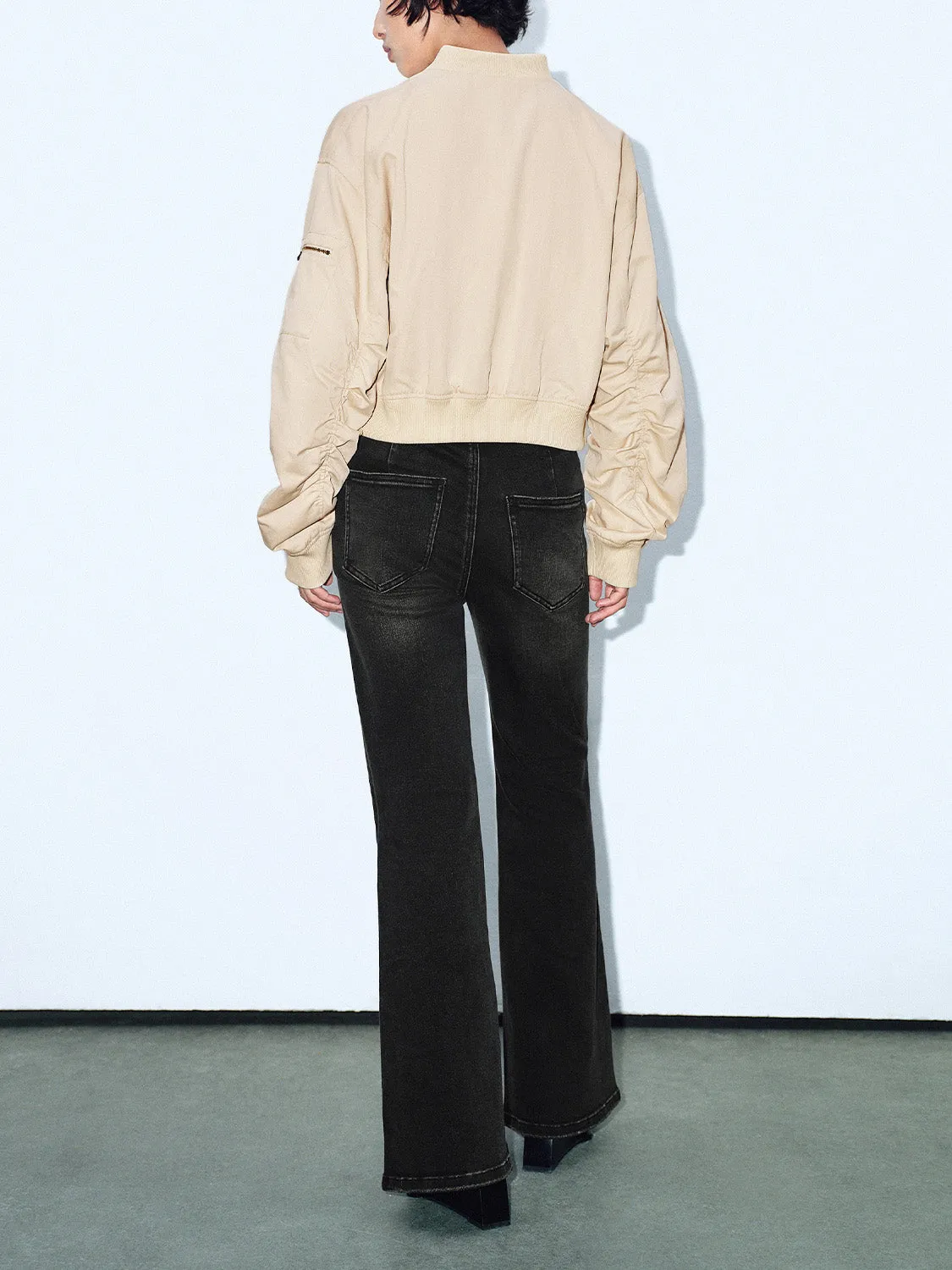 Zipper Front Loose Jacket sold by Urban Revivo product image thumbnail 3