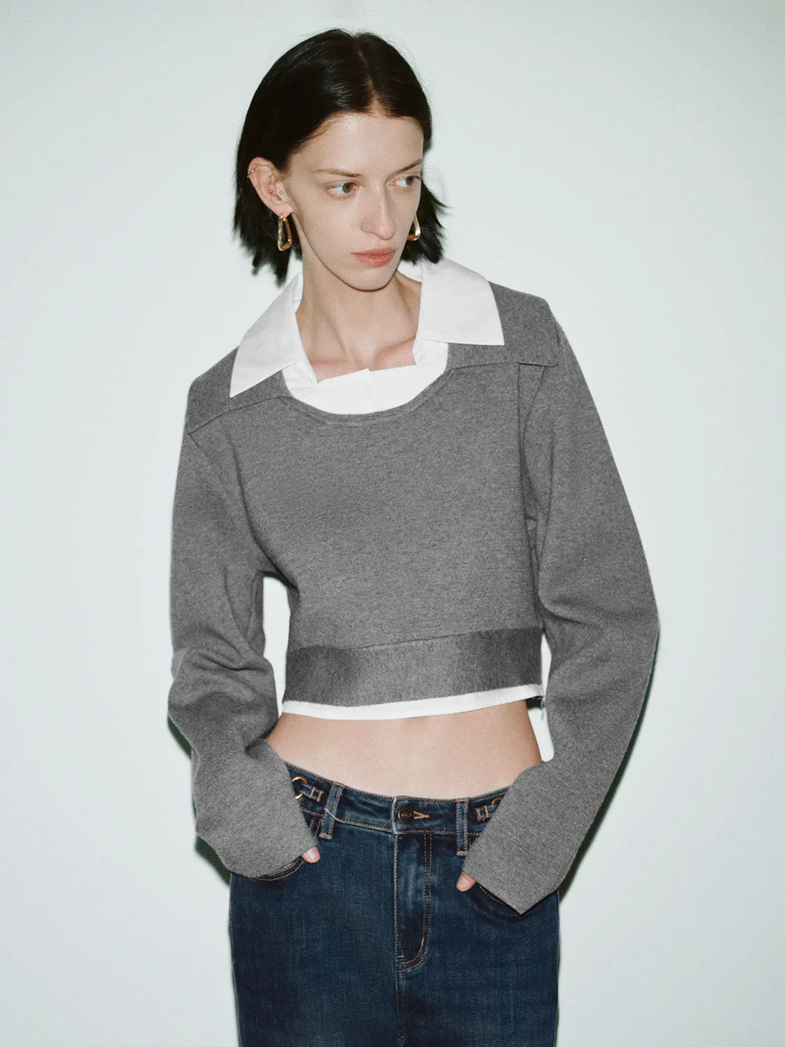 2 In 1 Knitted T-Shirts sold by Urban Revivo