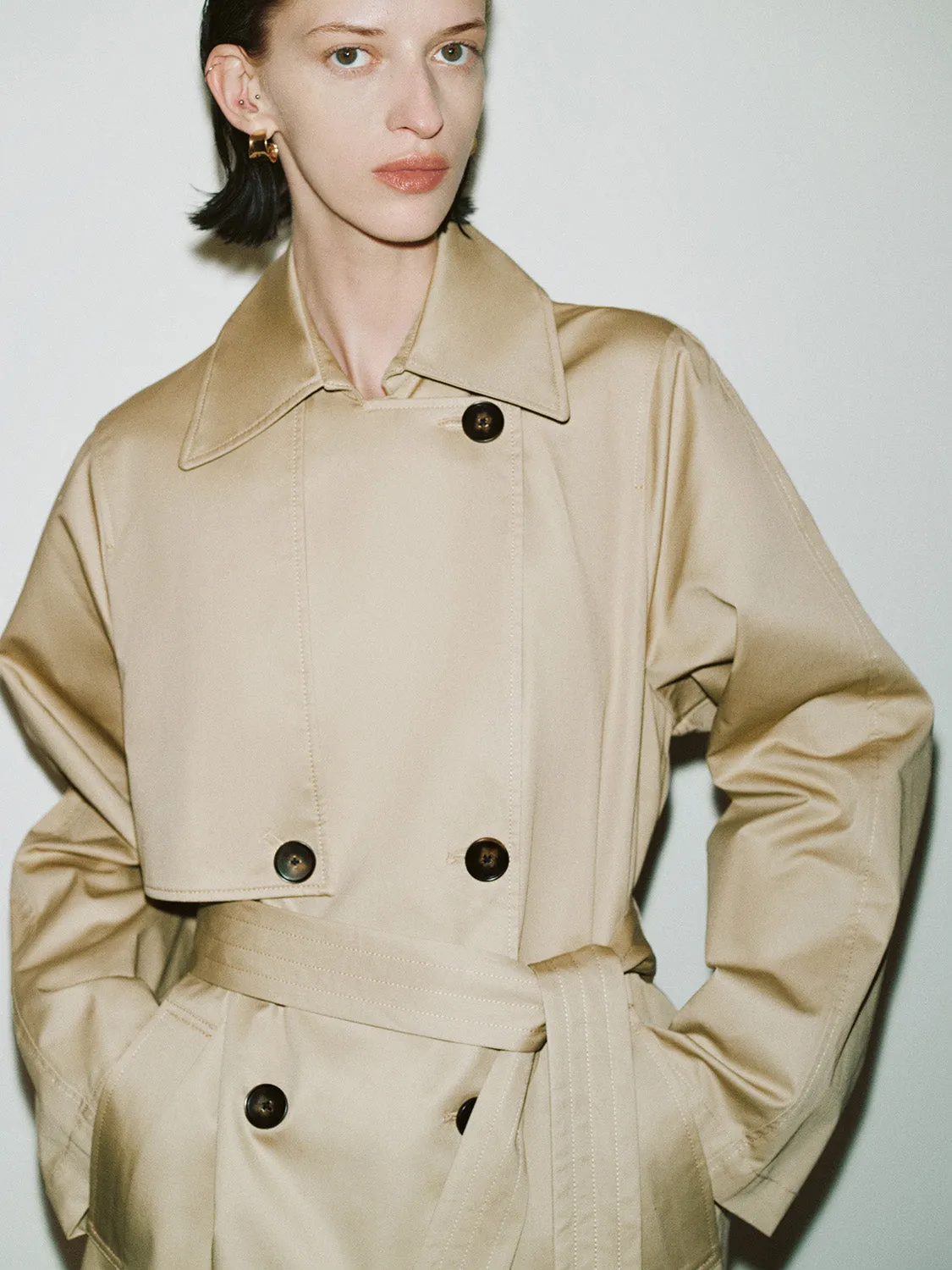 Straight Trench Coats sold by Urban Revivo product image thumbnail 5