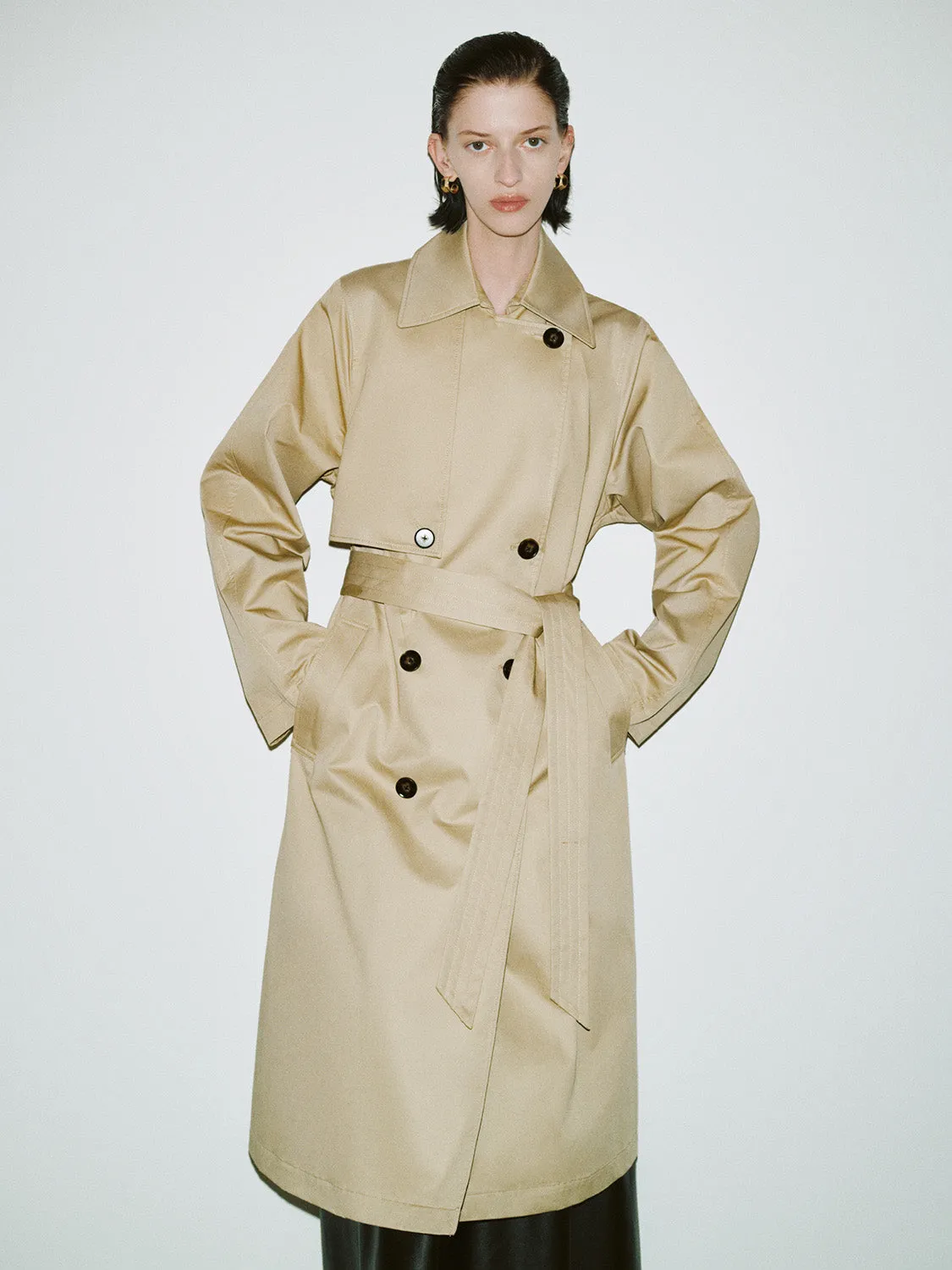 Straight Trench Coats sold by Urban Revivo product image thumbnail 4