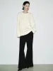 Crew Neck Loose Knitted T-Shirts sold by Urban Revivo