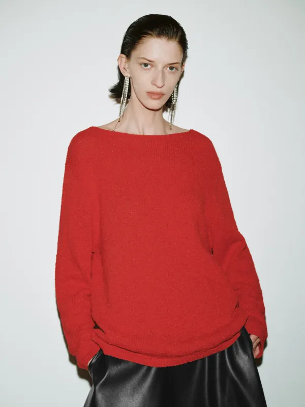 Crew Neck Loose Knitted T-Shirts sold by Urban Revivo