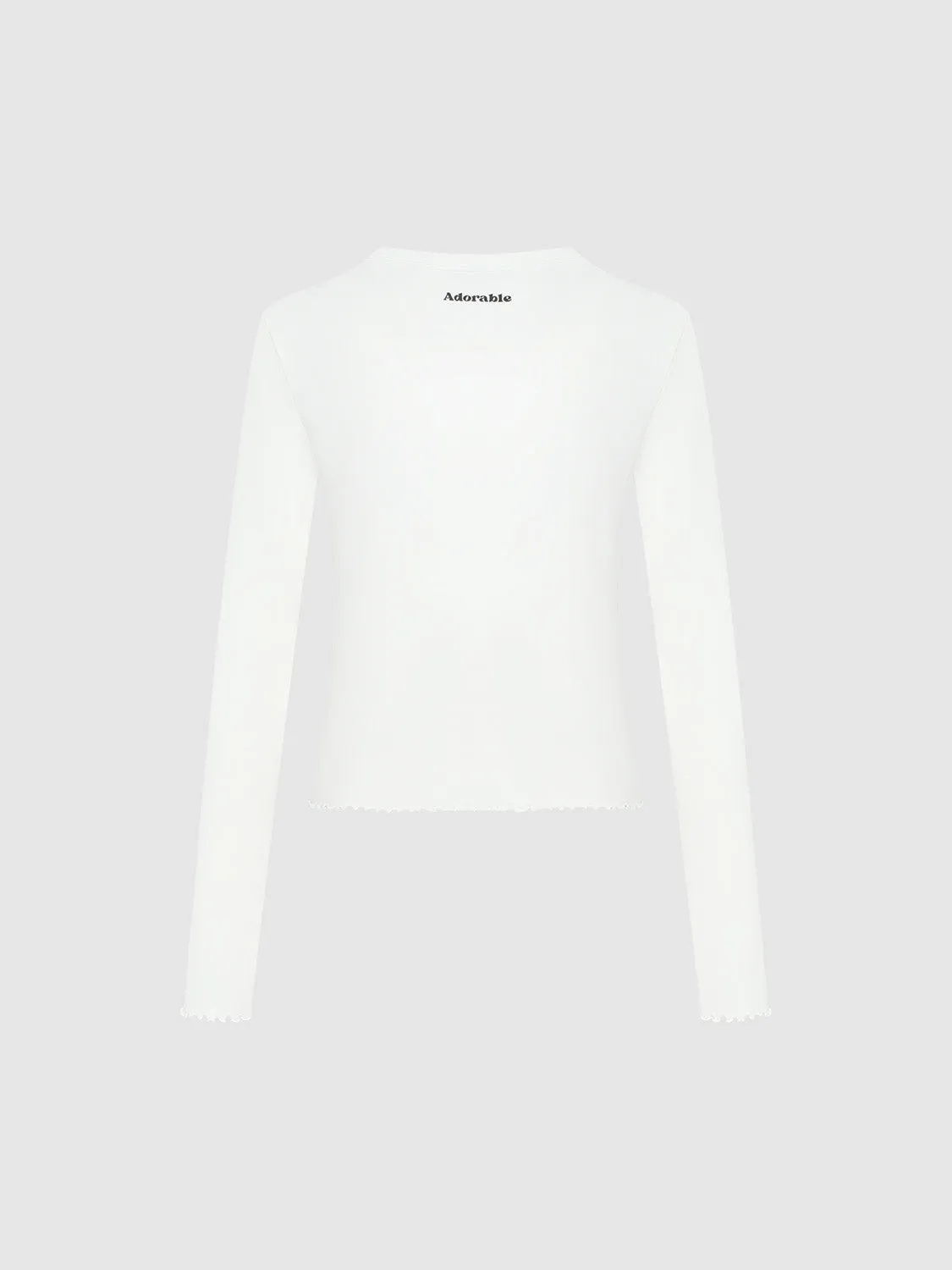 Cat Printed Crew Neck Skinny T-Shirt sold by Urban Revivo product image thumbnail 2