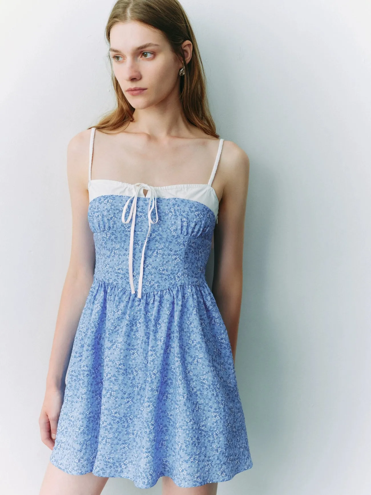 Two Toned Mini A-Line Cami Dress sold by Urban Revivo product image thumbnail 3