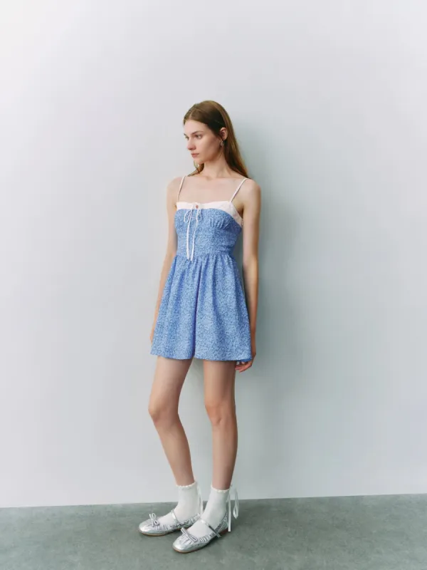 Two Toned Mini A-Line Cami Dress made by Urban Revivo