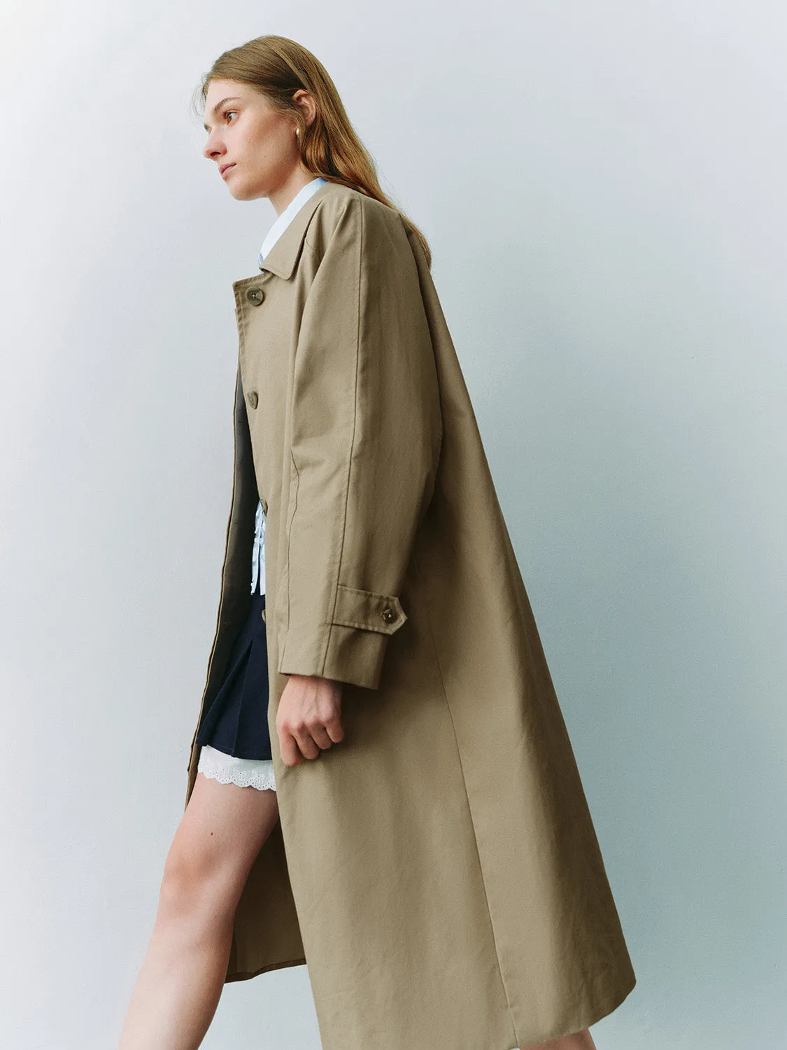 Loose Trench Coat sold by Urban Revivo product image thumbnail 2