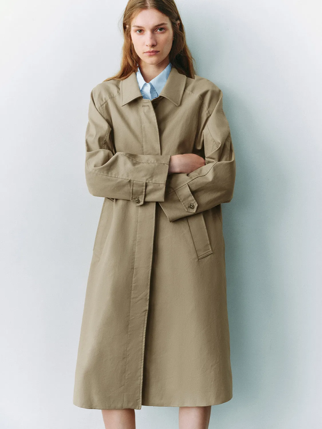 Loose Trench Coat sold by Urban Revivo product image thumbnail 4