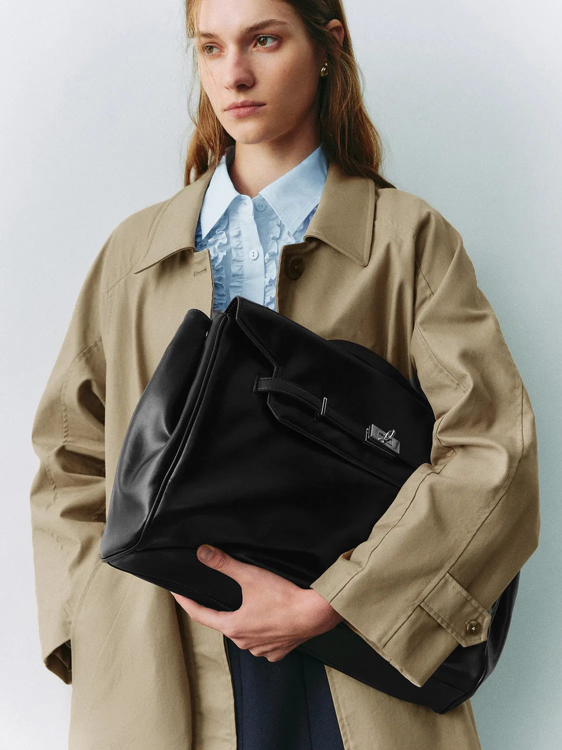 Loose Trench Coat sold by Urban Revivo product image thumbnail 5