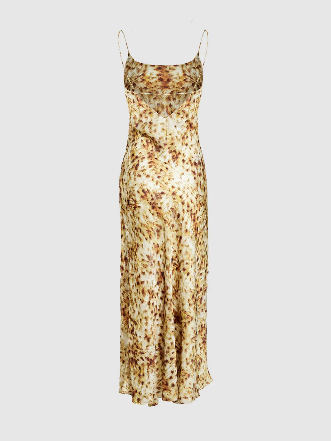 Leopard Printed A-Line Cami Dress sold by Urban Revivo product image thumbnail 2