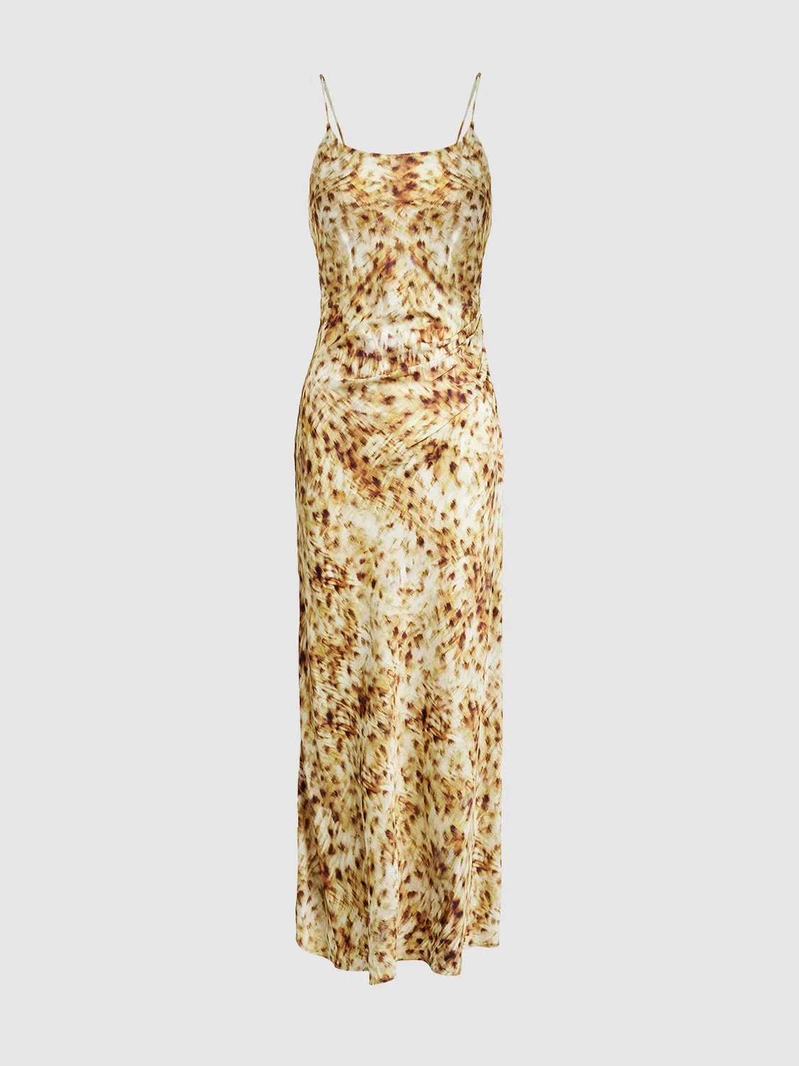 Leopard Printed A-Line Cami Dress sold by Urban Revivo