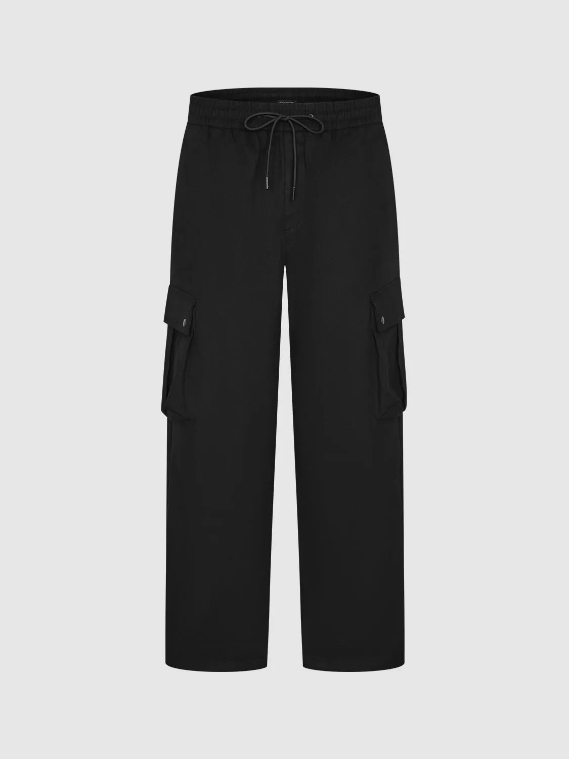 Flap Pocket Wide-Leg Pants sold by Urban Revivo product image thumbnail 5