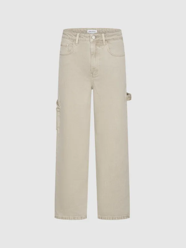 Carrot Fit Pants Jeans sold by Urban Revivo