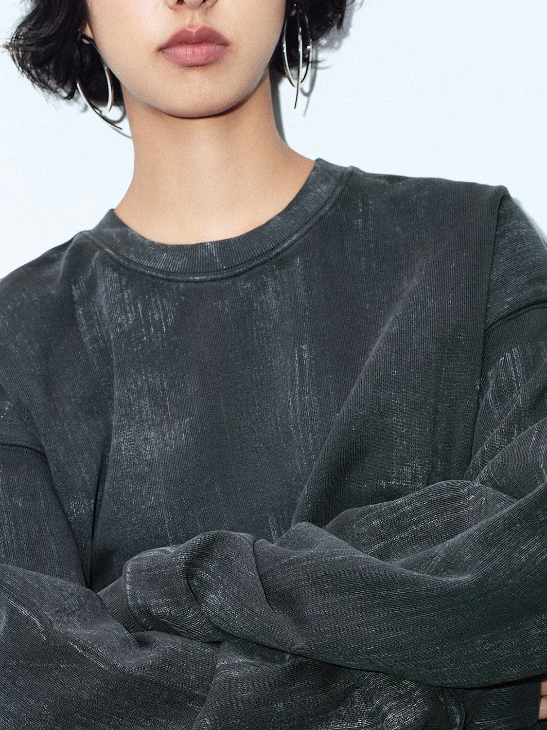 Oversized Sweatshirts sold by Urban Revivo product image thumbnail 5