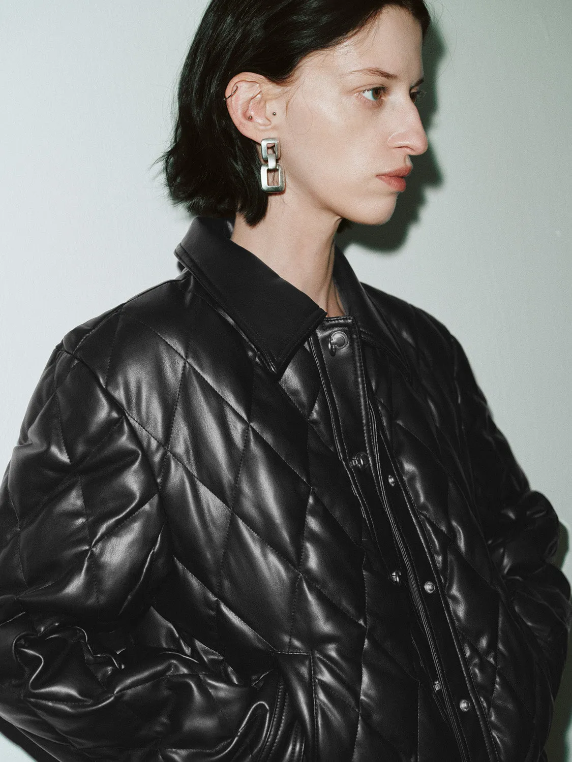 Leather Down Outerwear sold by Urban Revivo product image thumbnail 5