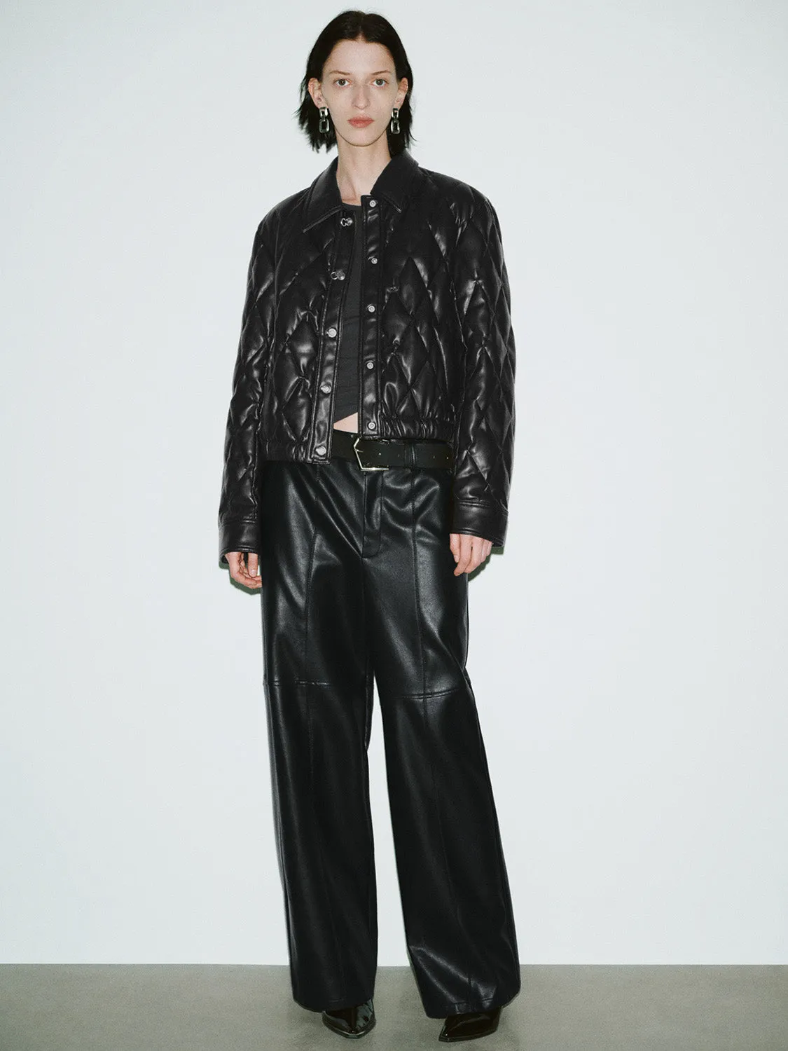 Leather Down Outerwear sold by Urban Revivo product image thumbnail 4