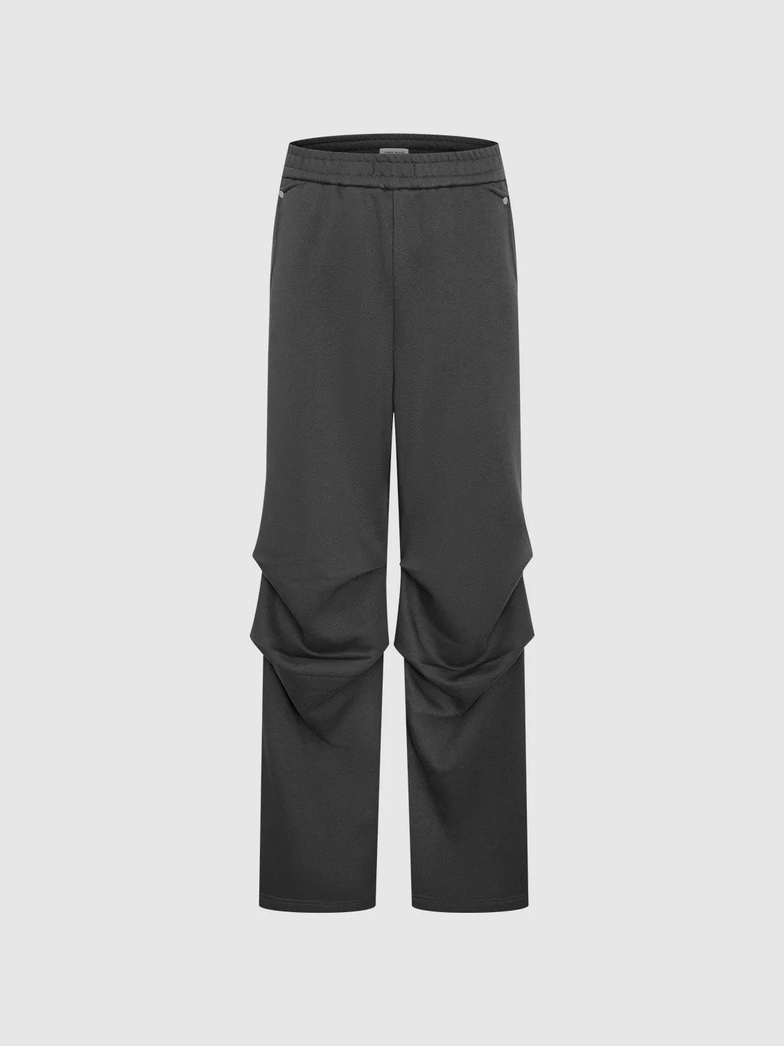 Flap Pocket Wide-Leg Pants sold by Urban Revivo