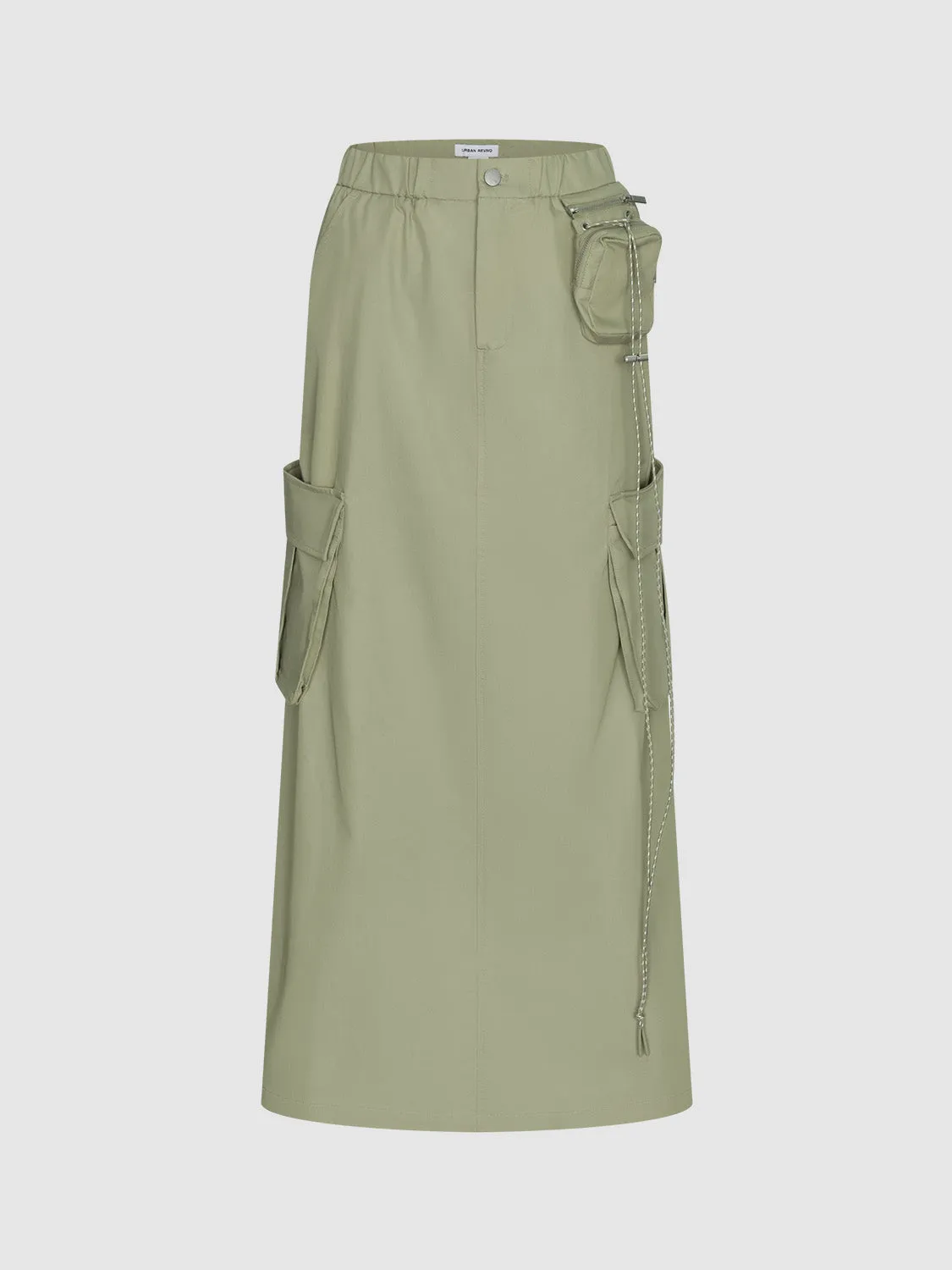 Flap Pocket Fishtail Skirts sold by Urban Revivo