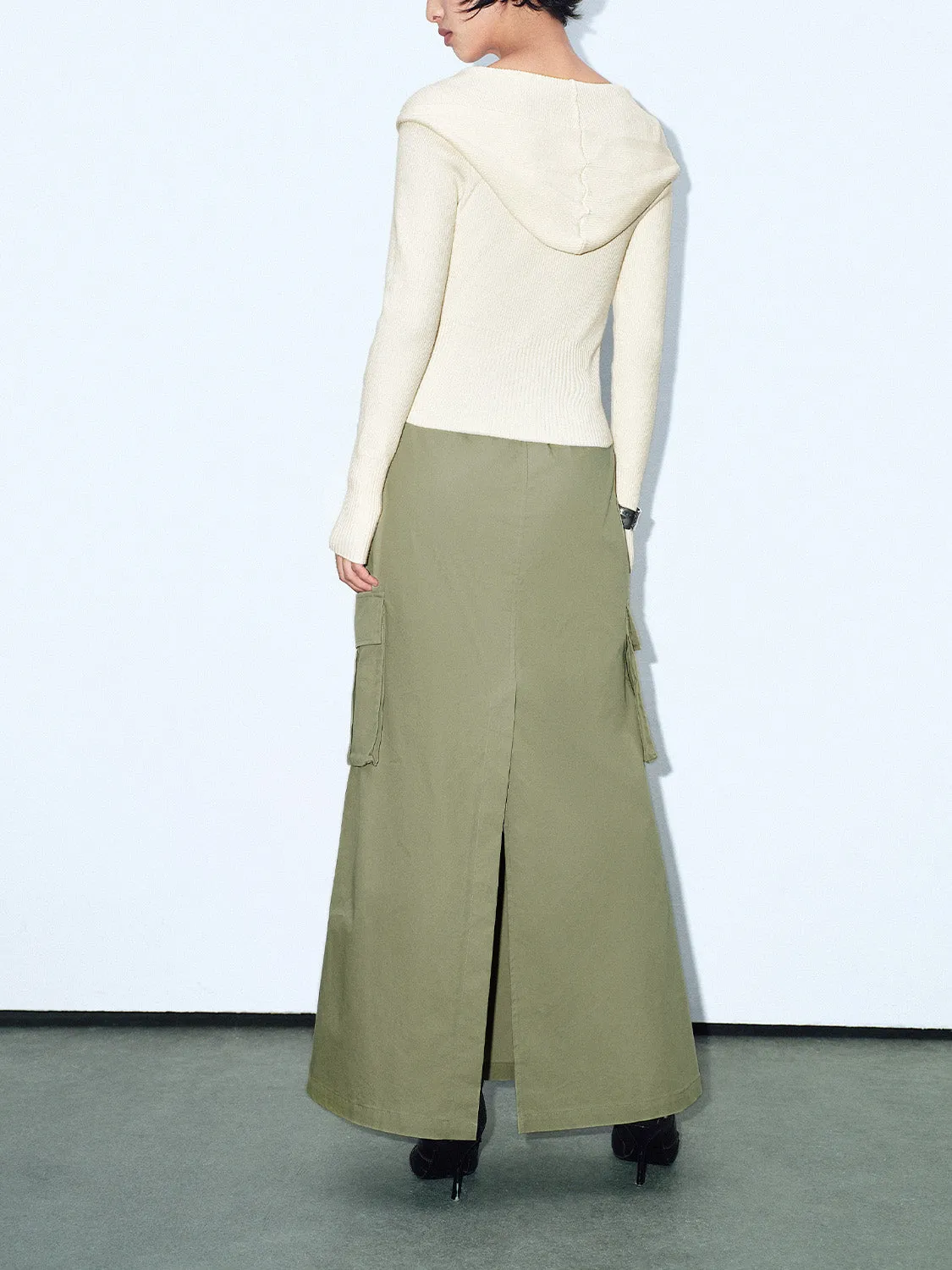 Flap Pocket Fishtail Skirts sold by Urban Revivo product image thumbnail 4