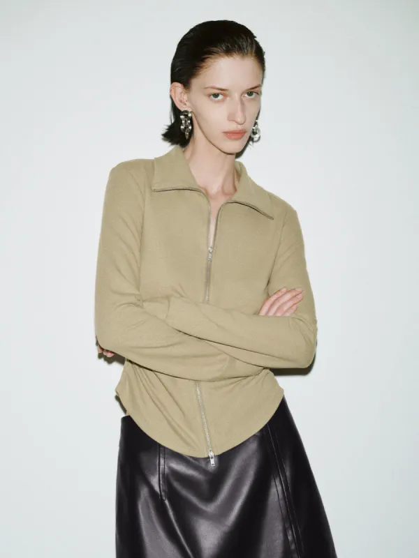 Zip Up Loose Shirts sold by Urban Revivo