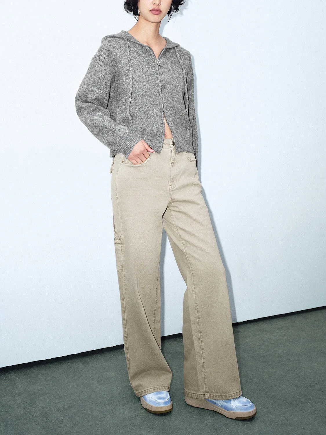 Crew Neck Loose Knitted Cardigans sold by Urban Revivo product image thumbnail 4