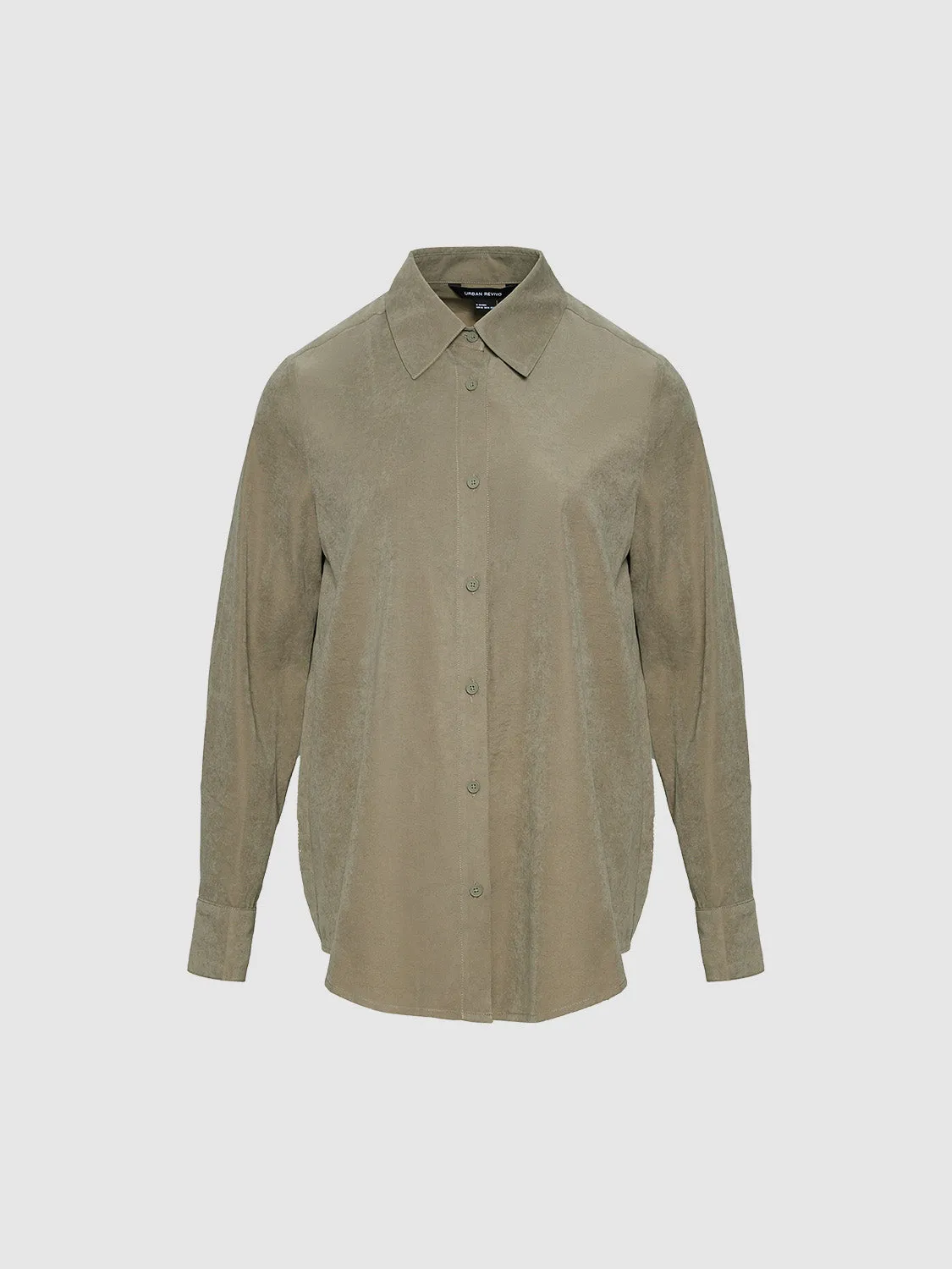 Button Up Loose Shirt sold by Urban Revivo