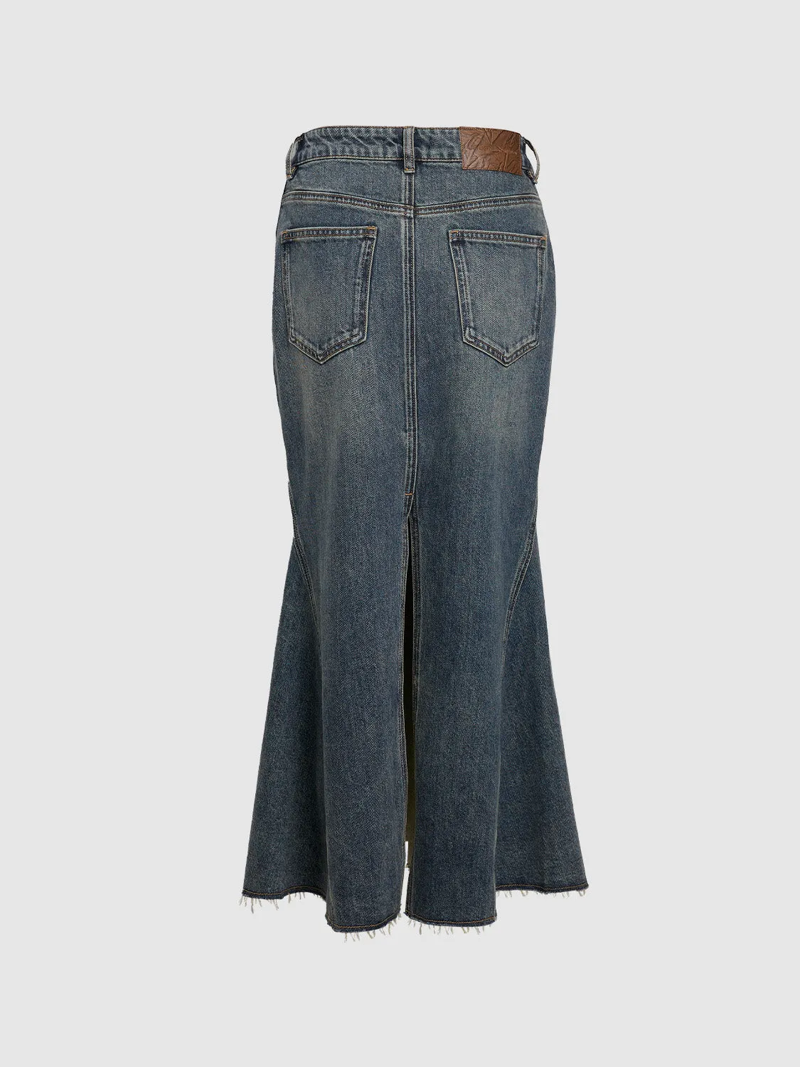 Fishtail Skirts Denim Skirts sold by Urban Revivo product image thumbnail 2